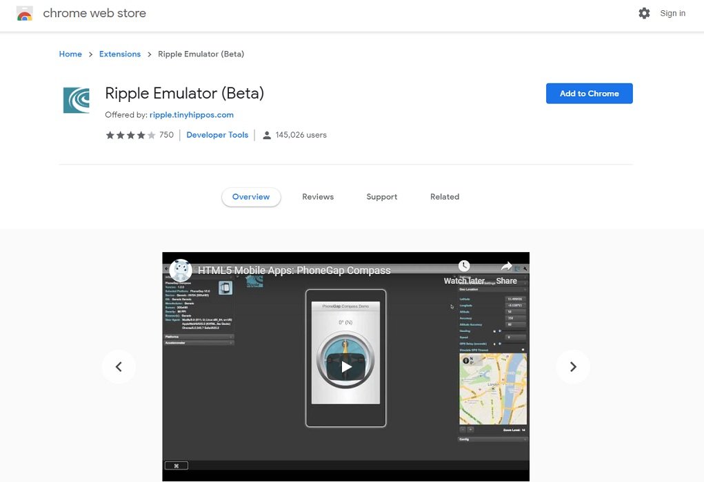 ripple emulator mac